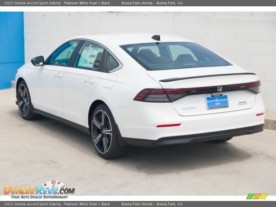 2023 Honda Accord Sport Hybrid Platinum White Pearl / Black Photo #2