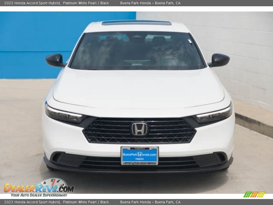 2023 Honda Accord Sport Hybrid Platinum White Pearl / Black Photo #3