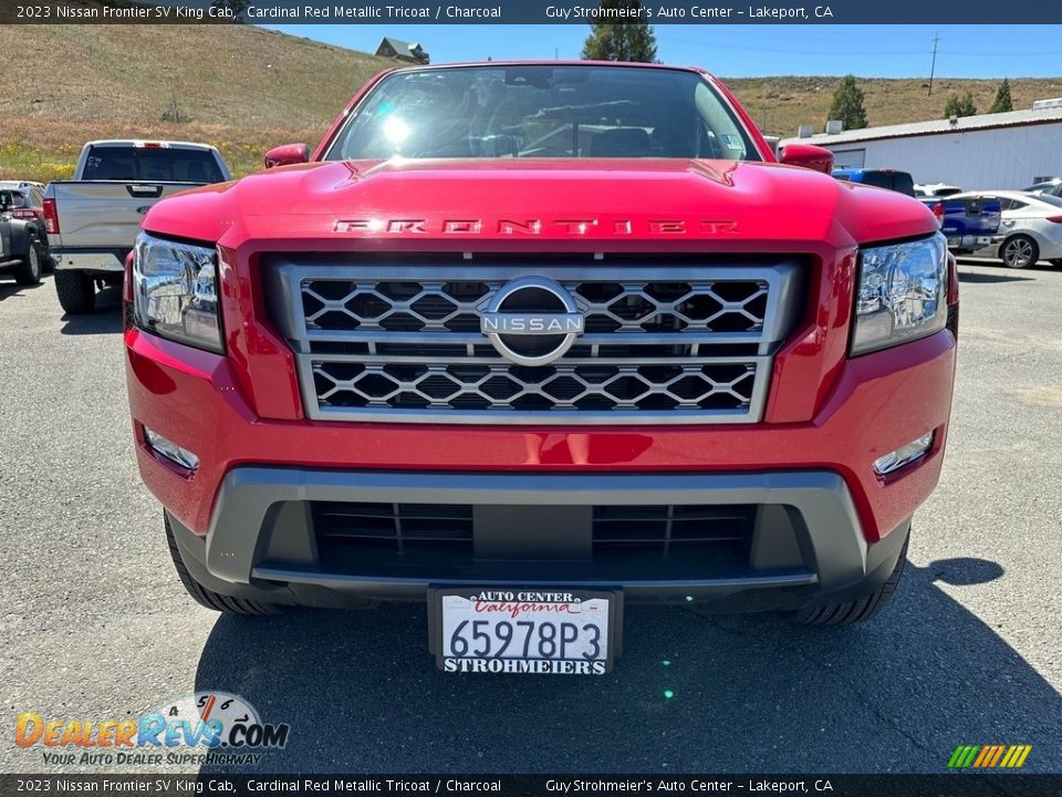 2023 Nissan Frontier SV King Cab Cardinal Red Metallic Tricoat / Charcoal Photo #2
