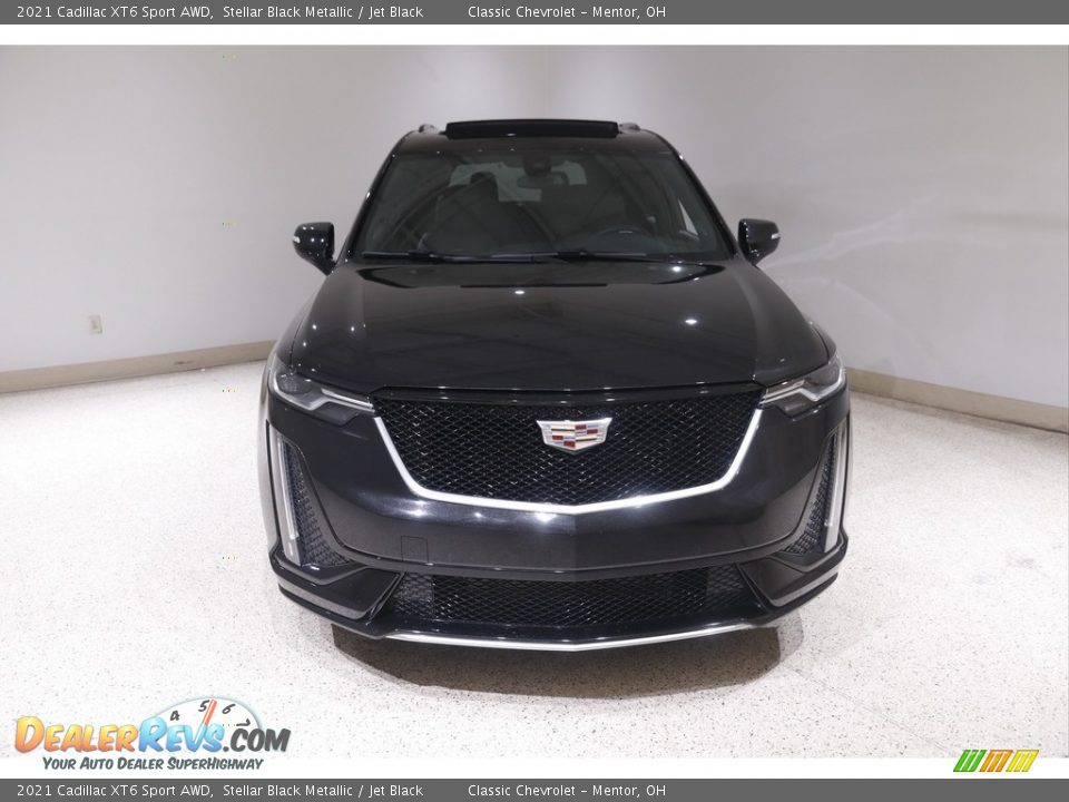 2021 Cadillac XT6 Sport AWD Stellar Black Metallic / Jet Black Photo #2