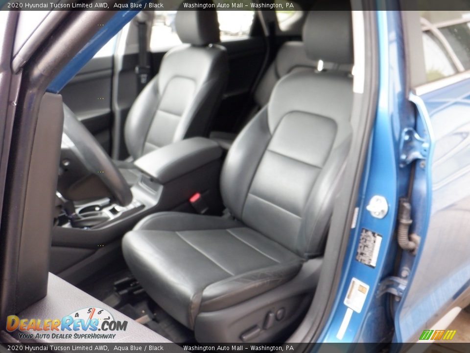 2020 Hyundai Tucson Limited AWD Aqua Blue / Black Photo #16