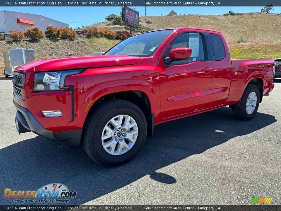 Cardinal Red Metallic Tricoat 2023 Nissan Frontier SV King Cab Photo #3