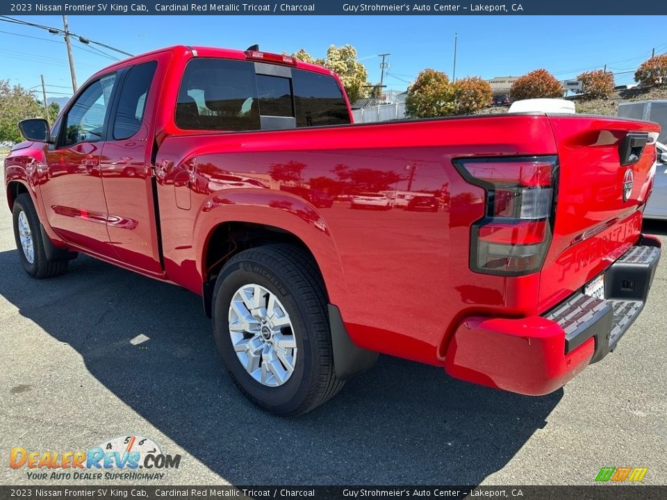 2023 Nissan Frontier SV King Cab Cardinal Red Metallic Tricoat / Charcoal Photo #4