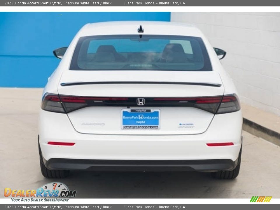 2023 Honda Accord Sport Hybrid Platinum White Pearl / Black Photo #7