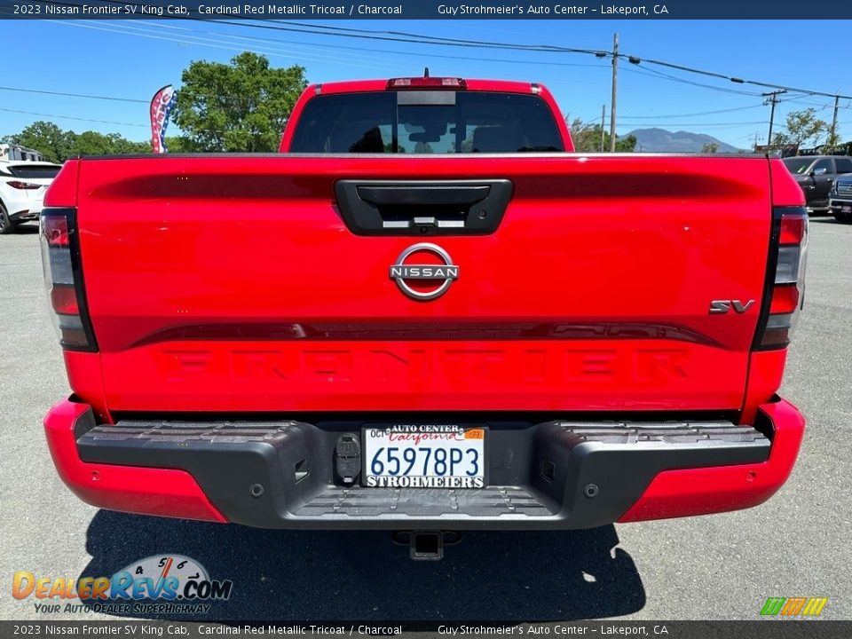 2023 Nissan Frontier SV King Cab Cardinal Red Metallic Tricoat / Charcoal Photo #5