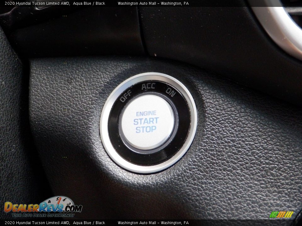 2020 Hyundai Tucson Limited AWD Aqua Blue / Black Photo #19