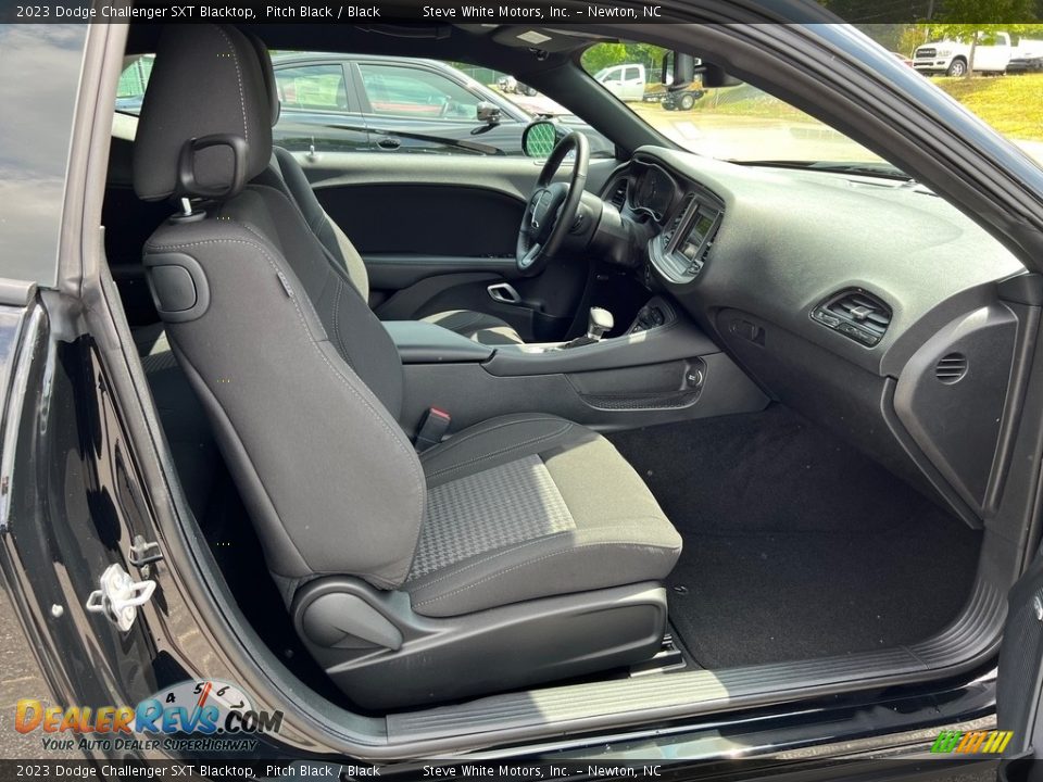 2023 Dodge Challenger SXT Blacktop Pitch Black / Black Photo #16