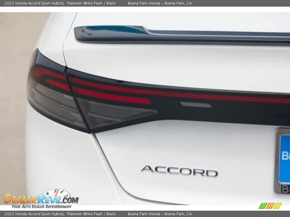 2023 Honda Accord Sport Hybrid Platinum White Pearl / Black Photo #8