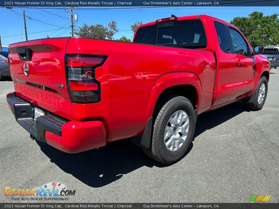 2023 Nissan Frontier SV King Cab Cardinal Red Metallic Tricoat / Charcoal Photo #6