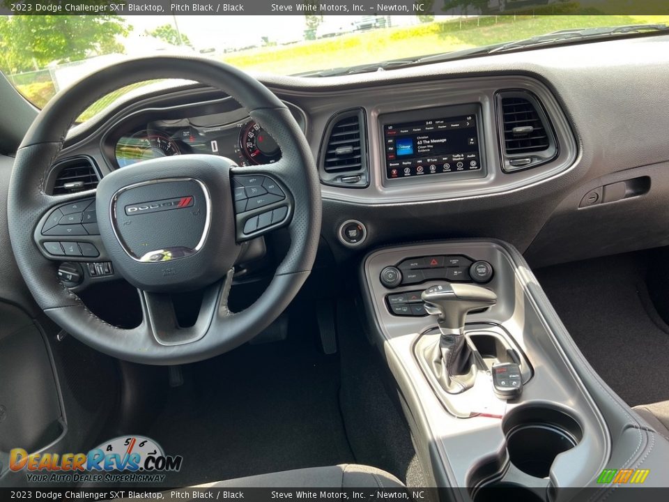 2023 Dodge Challenger SXT Blacktop Pitch Black / Black Photo #17