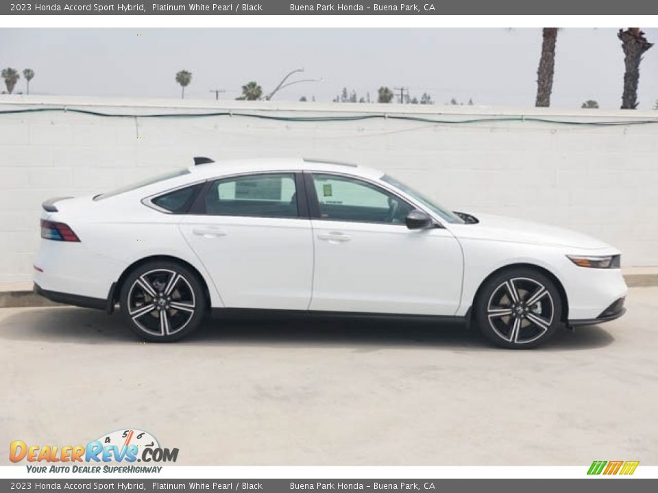 2023 Honda Accord Sport Hybrid Platinum White Pearl / Black Photo #10