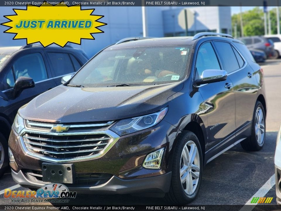 2020 Chevrolet Equinox Premier AWD Chocolate Metallic / Jet Black/Brandy Photo #1