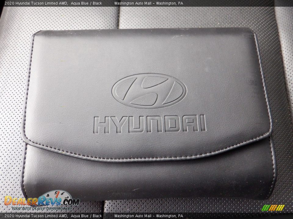 2020 Hyundai Tucson Limited AWD Aqua Blue / Black Photo #28