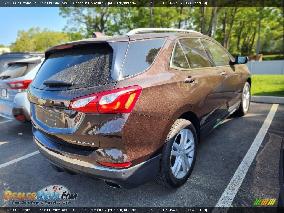 2020 Chevrolet Equinox Premier AWD Chocolate Metallic / Jet Black/Brandy Photo #3