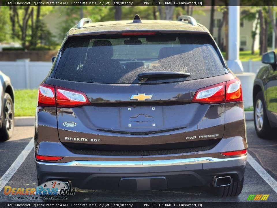 2020 Chevrolet Equinox Premier AWD Chocolate Metallic / Jet Black/Brandy Photo #4