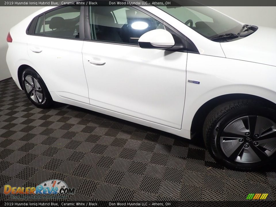 2019 Hyundai Ioniq Hybrid Blue Ceramic White / Black Photo #4