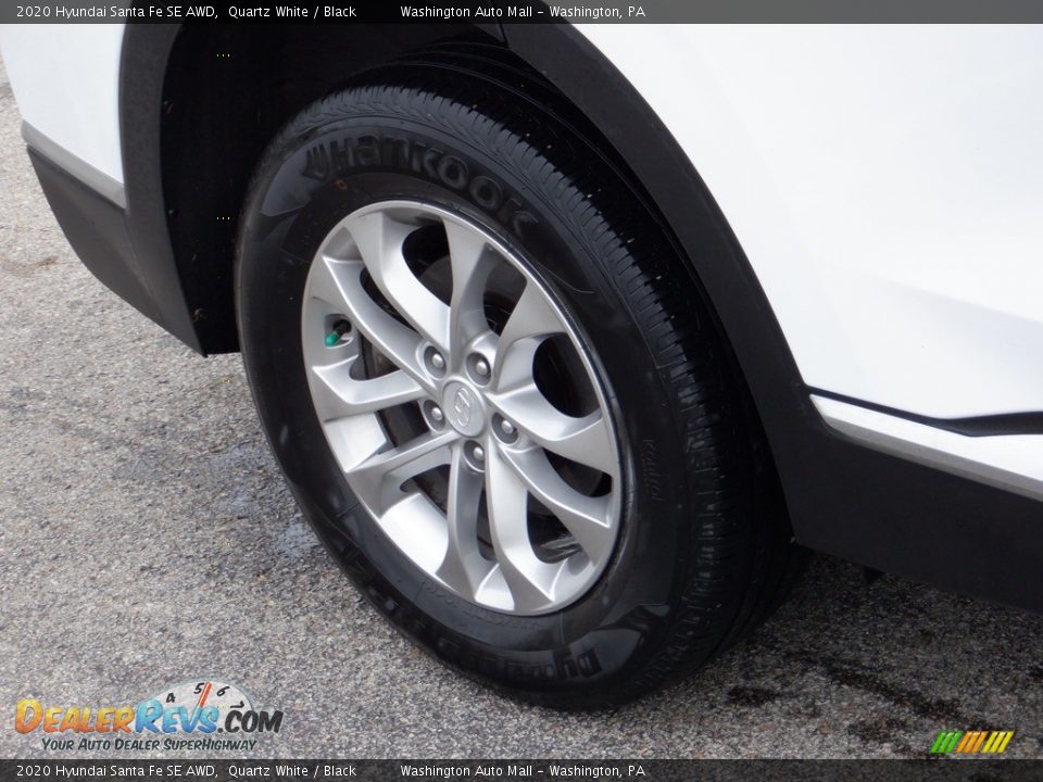 2020 Hyundai Santa Fe SE AWD Quartz White / Black Photo #3