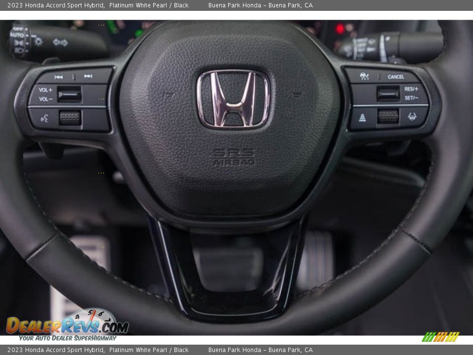 2023 Honda Accord Sport Hybrid Platinum White Pearl / Black Photo #21