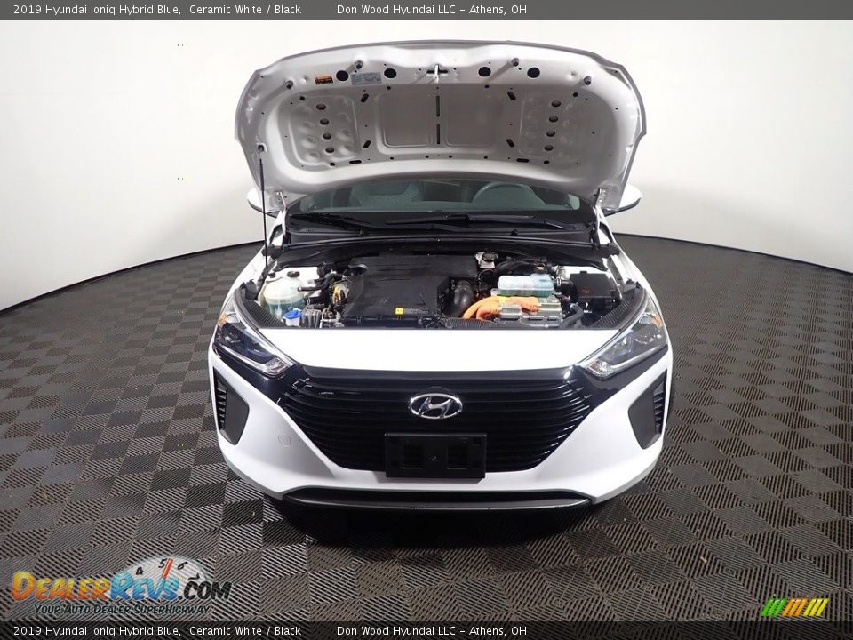 2019 Hyundai Ioniq Hybrid Blue Ceramic White / Black Photo #6
