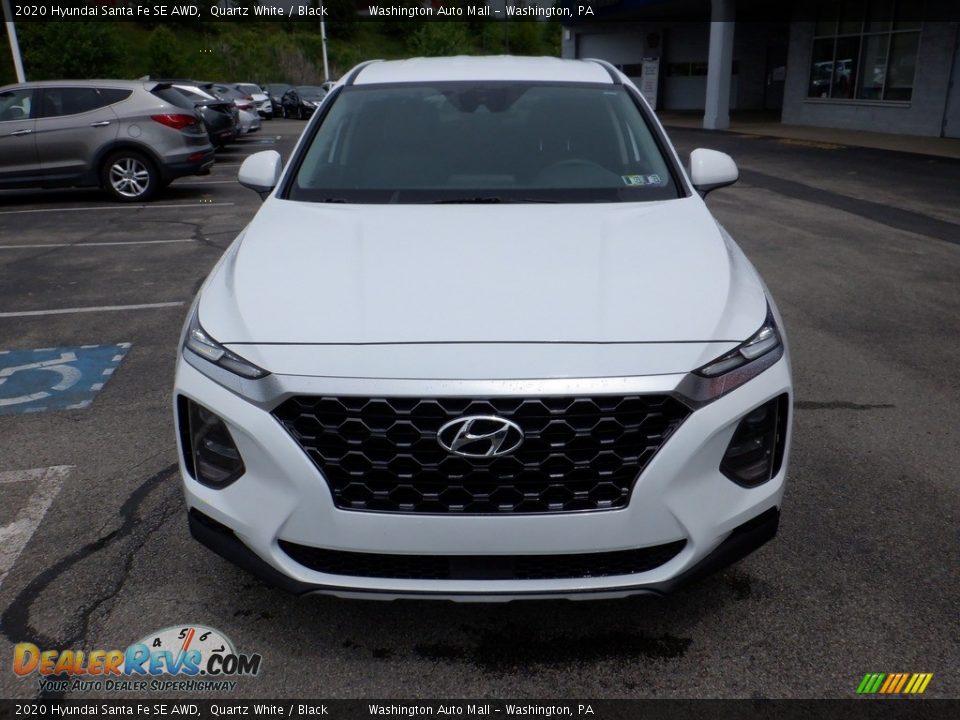 2020 Hyundai Santa Fe SE AWD Quartz White / Black Photo #4