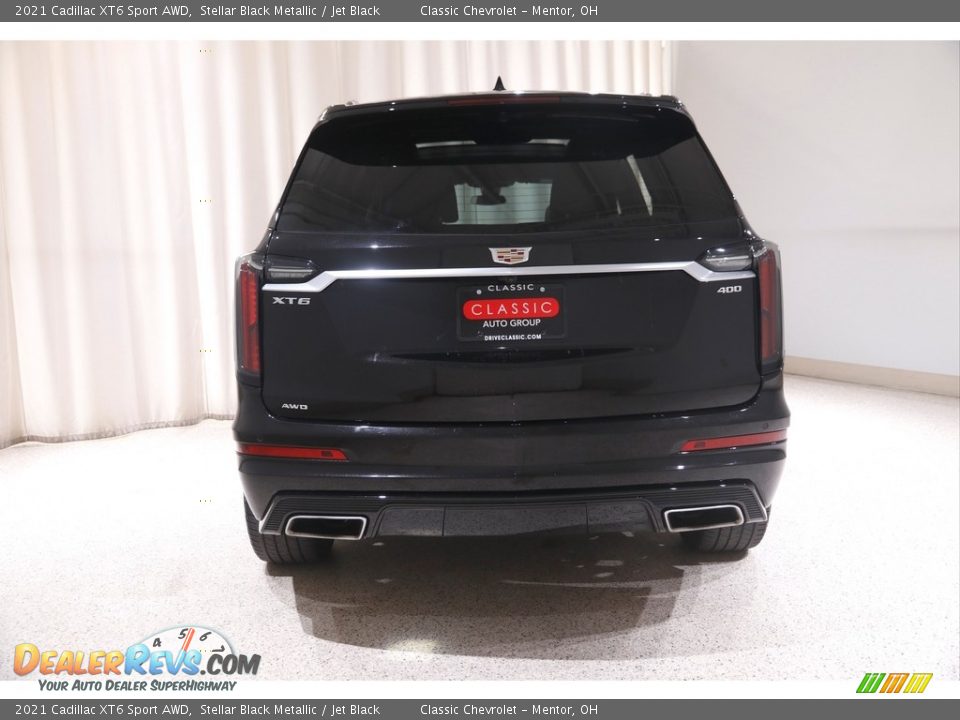 2021 Cadillac XT6 Sport AWD Stellar Black Metallic / Jet Black Photo #22