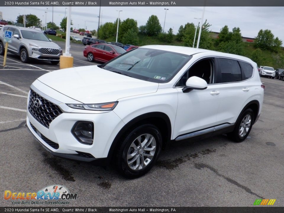 2020 Hyundai Santa Fe SE AWD Quartz White / Black Photo #5