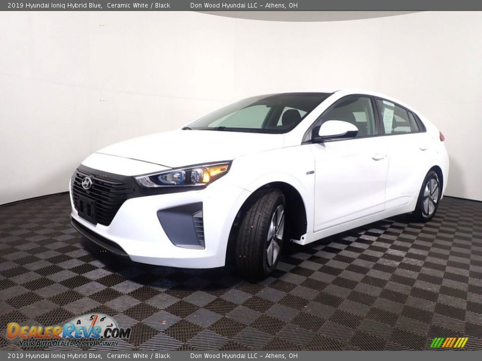 2019 Hyundai Ioniq Hybrid Blue Ceramic White / Black Photo #8