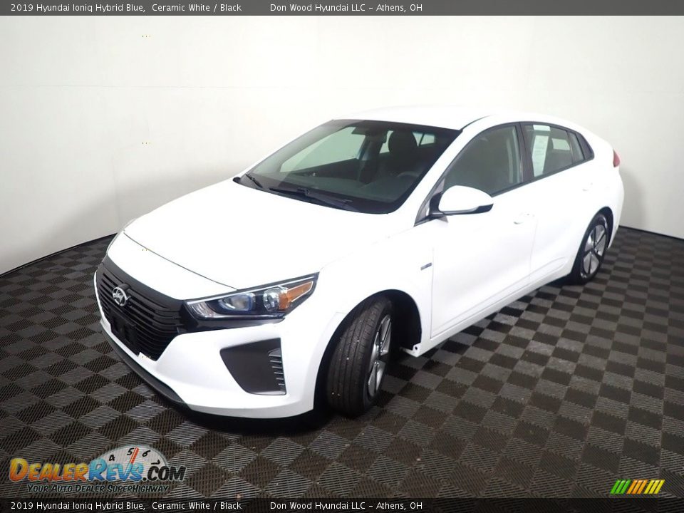 2019 Hyundai Ioniq Hybrid Blue Ceramic White / Black Photo #9
