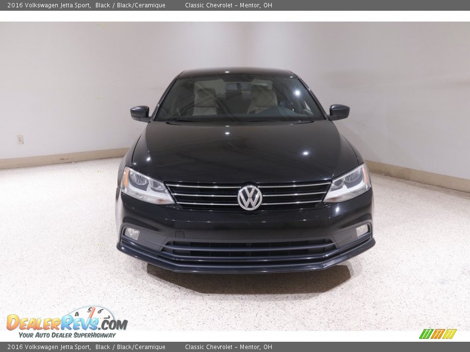 2016 Volkswagen Jetta Sport Black / Black/Ceramique Photo #2