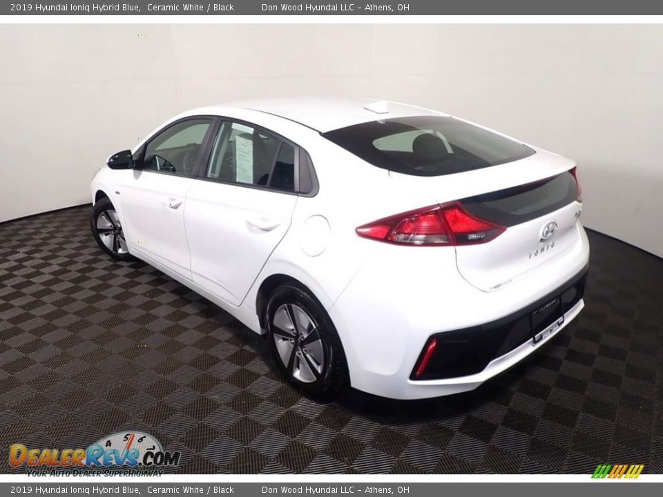 2019 Hyundai Ioniq Hybrid Blue Ceramic White / Black Photo #12