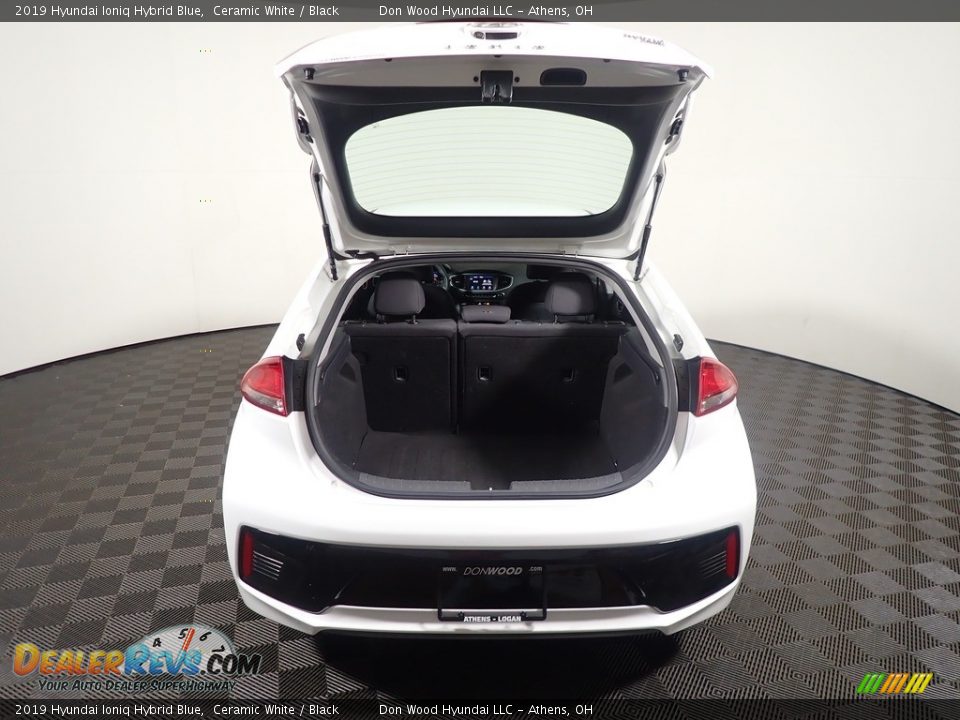 2019 Hyundai Ioniq Hybrid Blue Ceramic White / Black Photo #14