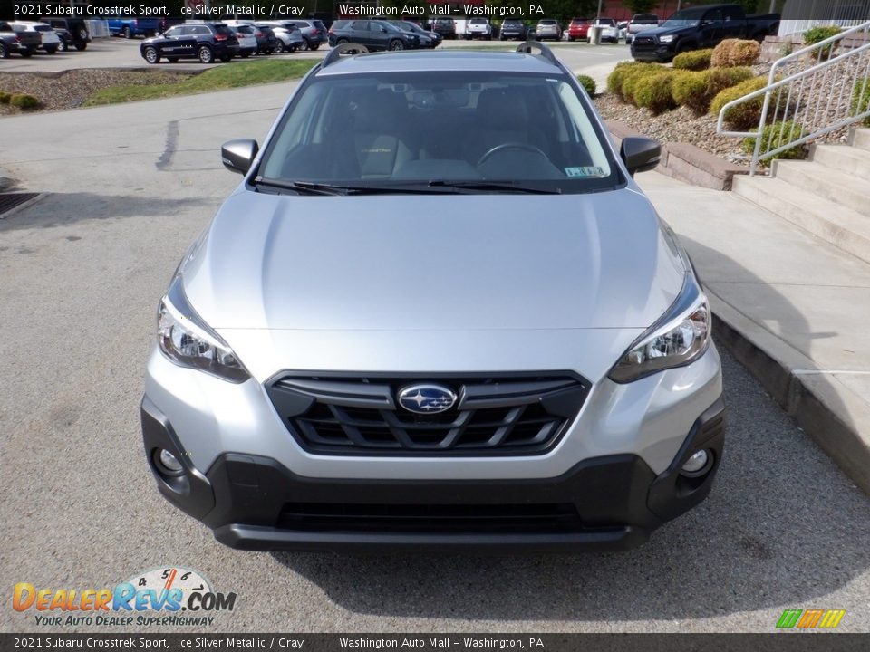 2021 Subaru Crosstrek Sport Ice Silver Metallic / Gray Photo #12