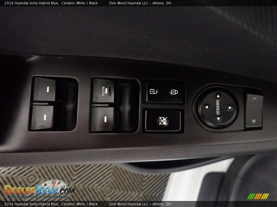 2019 Hyundai Ioniq Hybrid Blue Ceramic White / Black Photo #19