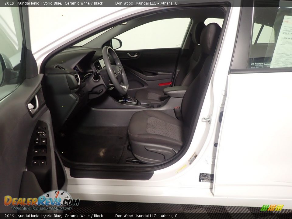 2019 Hyundai Ioniq Hybrid Blue Ceramic White / Black Photo #20