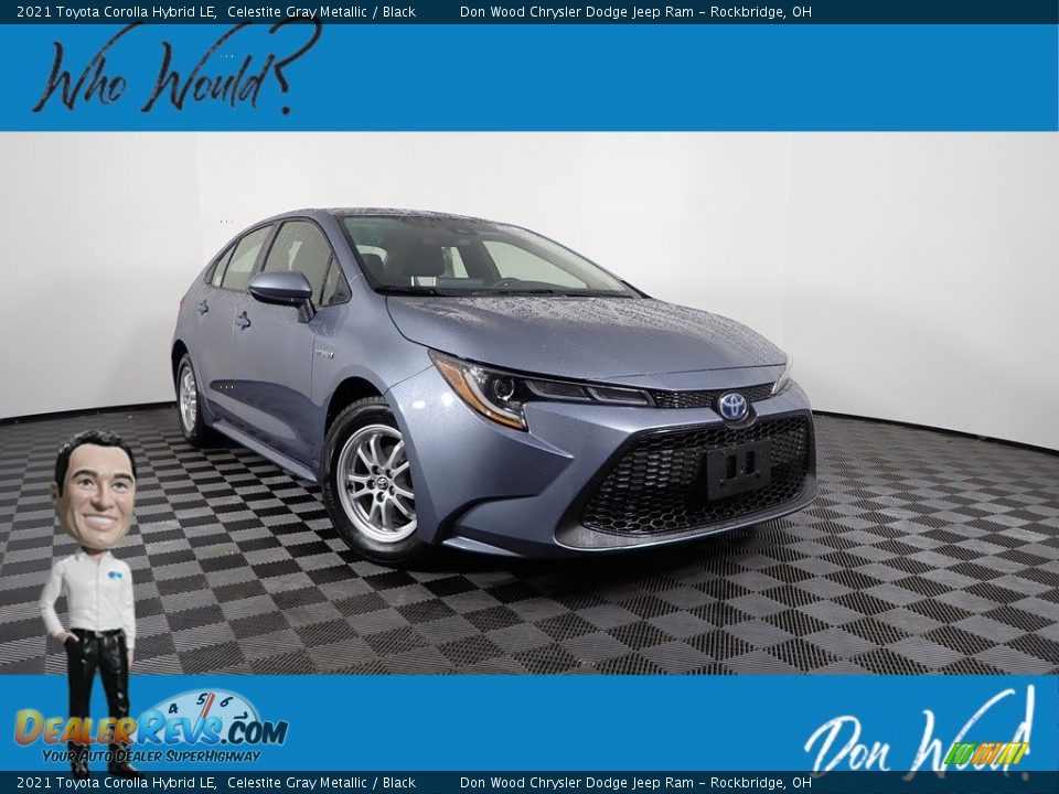 2021 Toyota Corolla Hybrid LE Celestite Gray Metallic / Black Photo #1