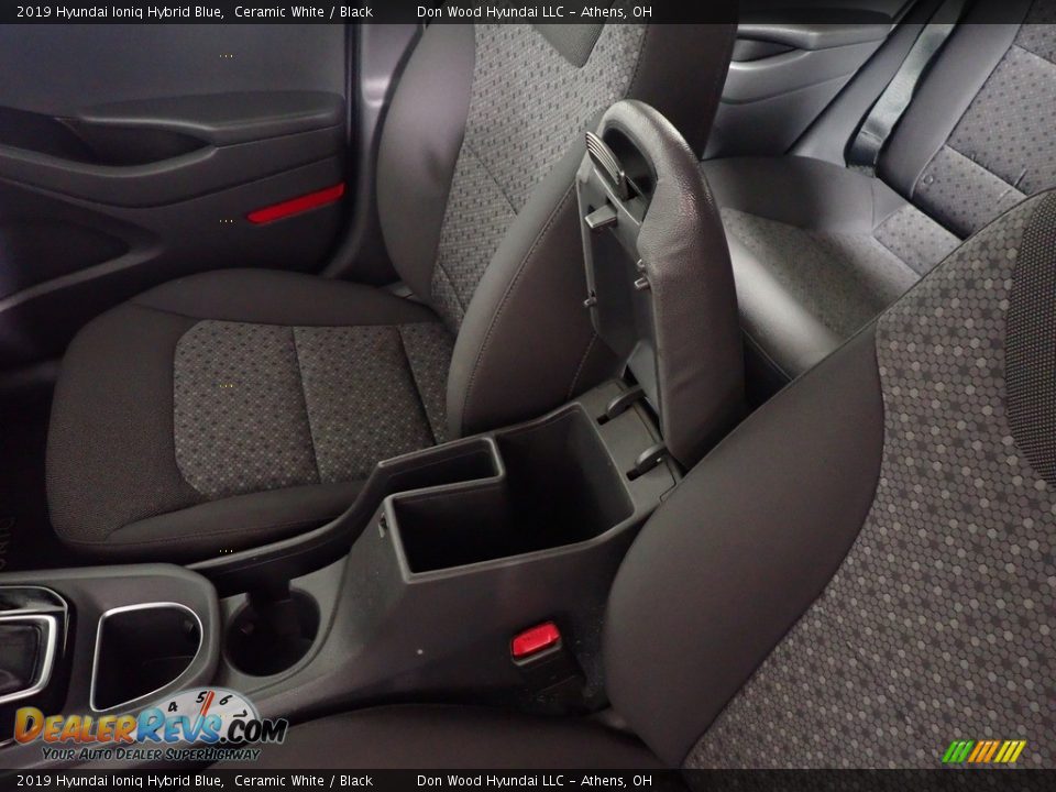 2019 Hyundai Ioniq Hybrid Blue Ceramic White / Black Photo #30
