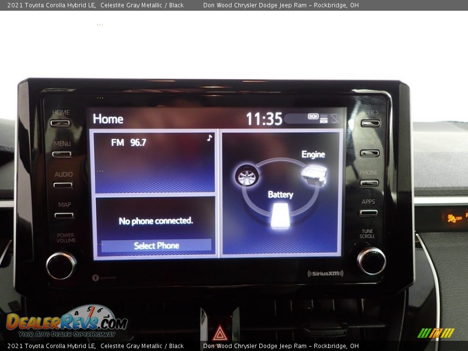 2021 Toyota Corolla Hybrid LE Celestite Gray Metallic / Black Photo #2