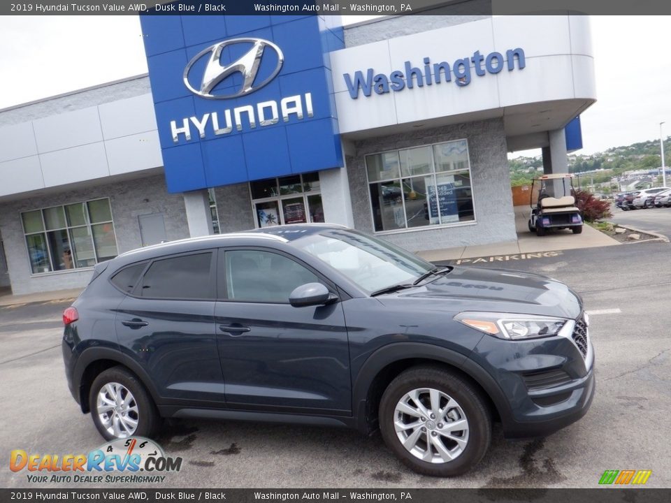 2019 Hyundai Tucson Value AWD Dusk Blue / Black Photo #2