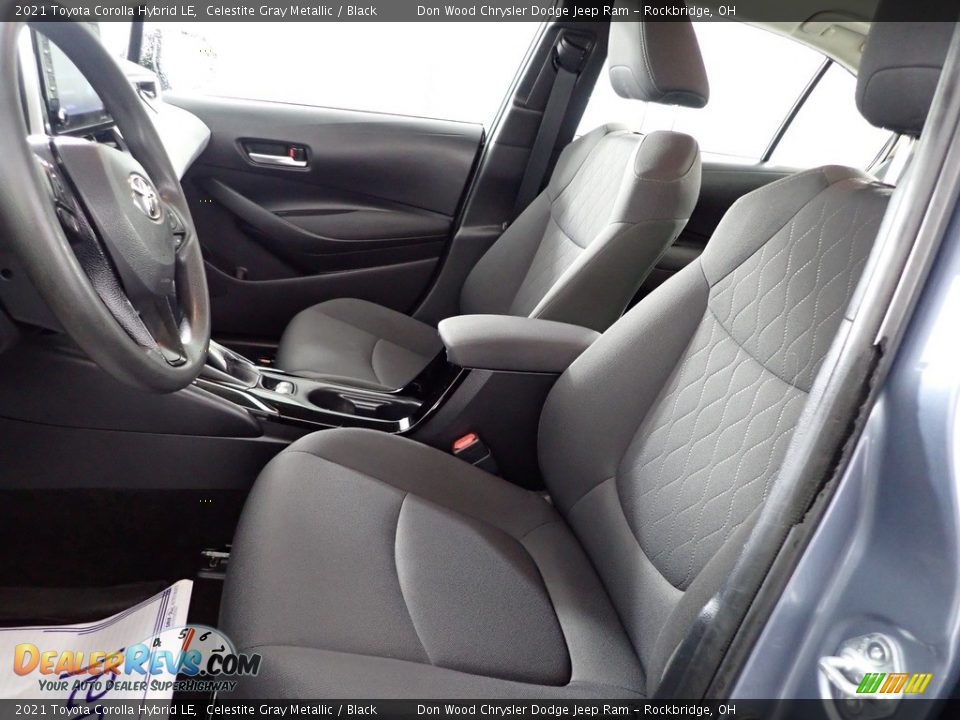 2021 Toyota Corolla Hybrid LE Celestite Gray Metallic / Black Photo #13