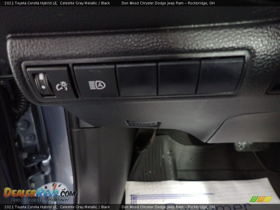 2021 Toyota Corolla Hybrid LE Celestite Gray Metallic / Black Photo #14