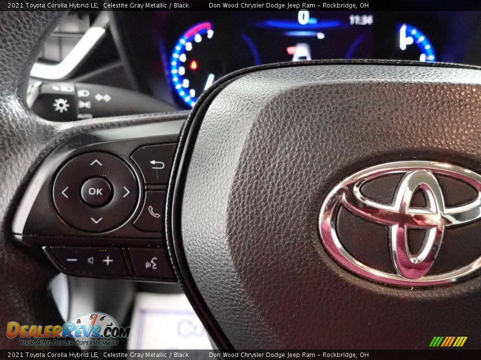 2021 Toyota Corolla Hybrid LE Celestite Gray Metallic / Black Photo #15