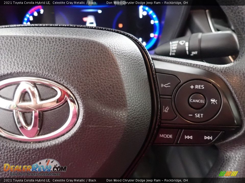 2021 Toyota Corolla Hybrid LE Celestite Gray Metallic / Black Photo #16