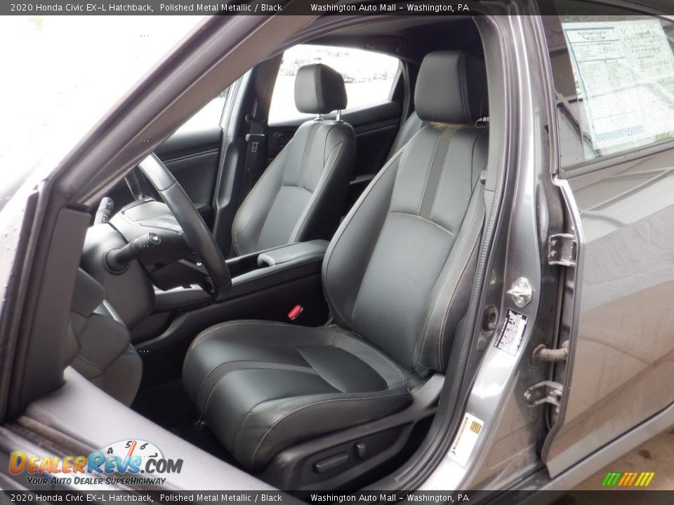 2020 Honda Civic EX-L Hatchback Polished Metal Metallic / Black Photo #15