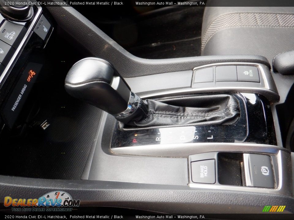 2020 Honda Civic EX-L Hatchback Polished Metal Metallic / Black Photo #17