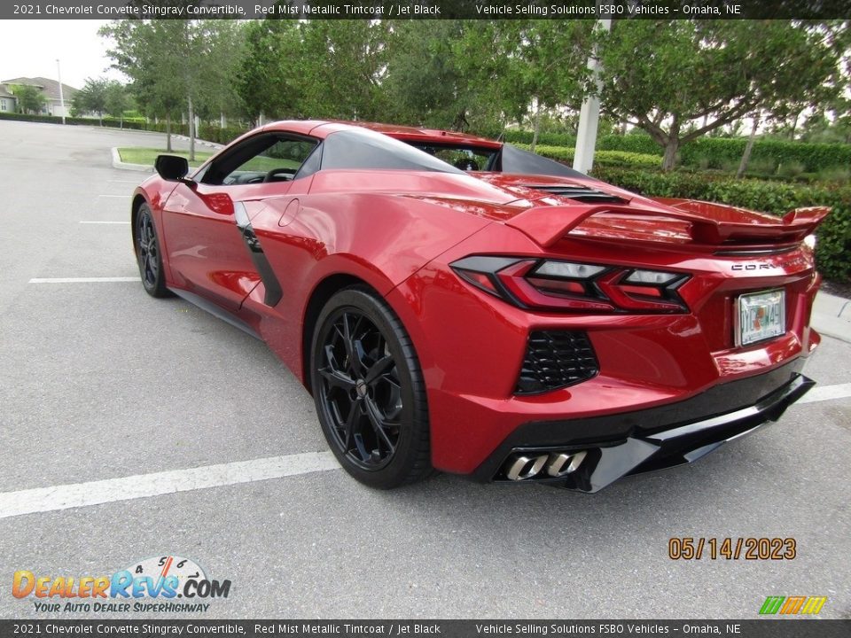 2021 Chevrolet Corvette Stingray Convertible Red Mist Metallic Tintcoat / Jet Black Photo #4