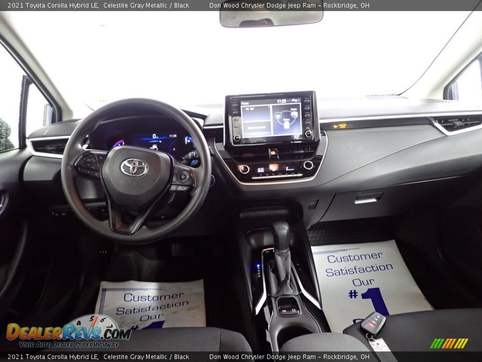 2021 Toyota Corolla Hybrid LE Celestite Gray Metallic / Black Photo #23