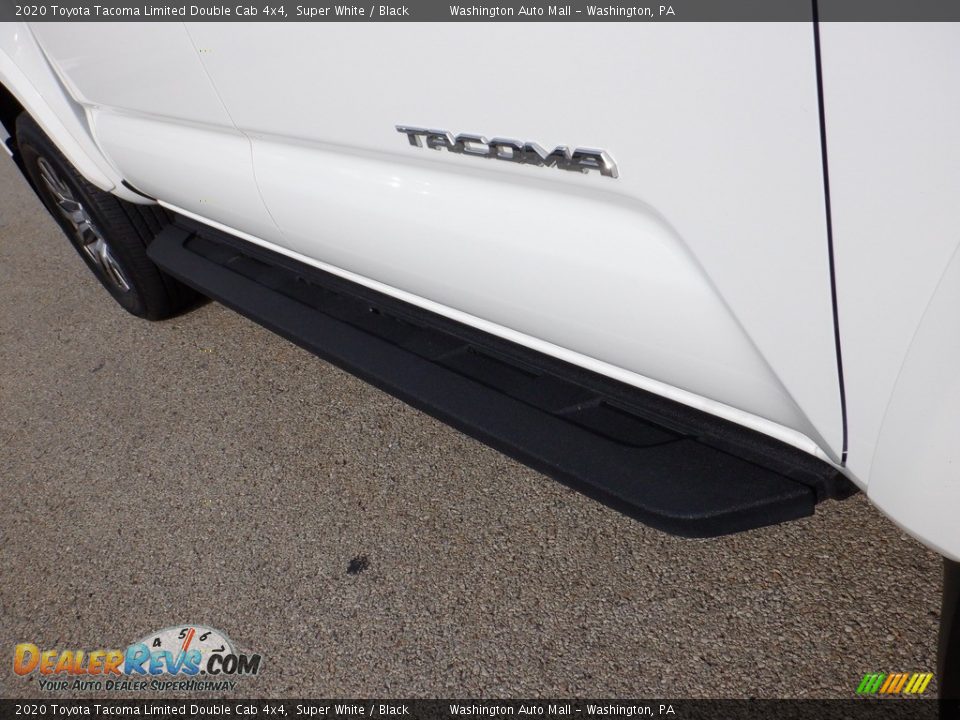 2020 Toyota Tacoma Limited Double Cab 4x4 Super White / Black Photo #14