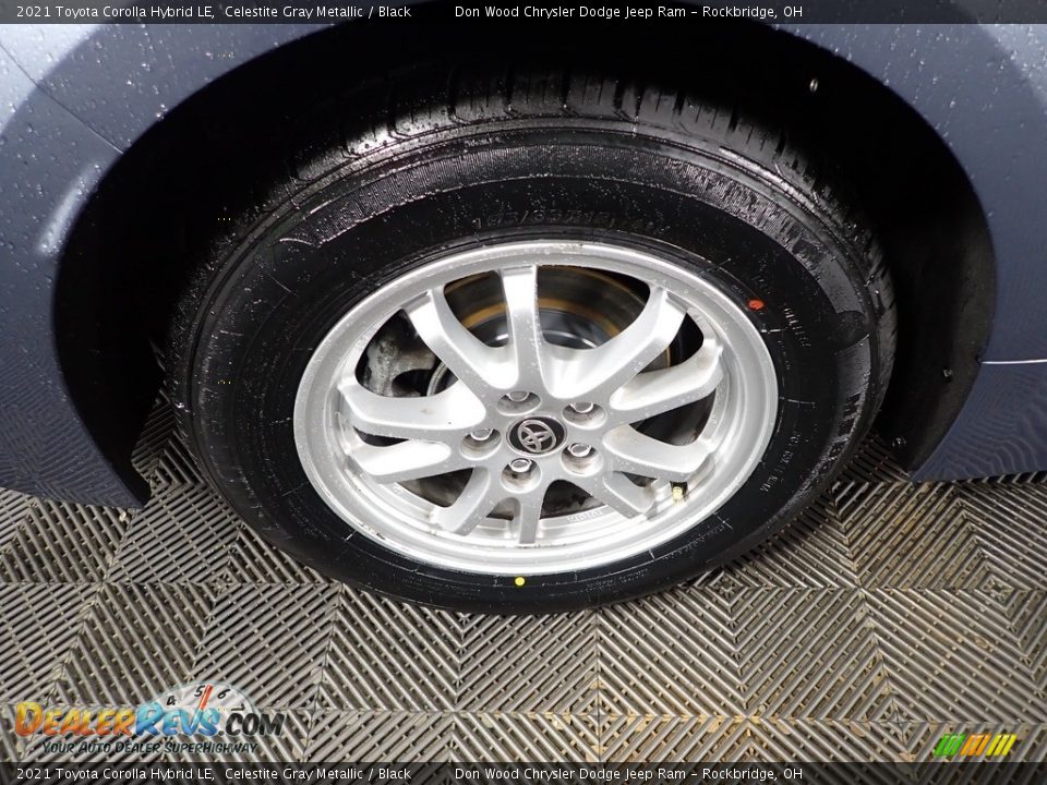 2021 Toyota Corolla Hybrid LE Celestite Gray Metallic / Black Photo #28