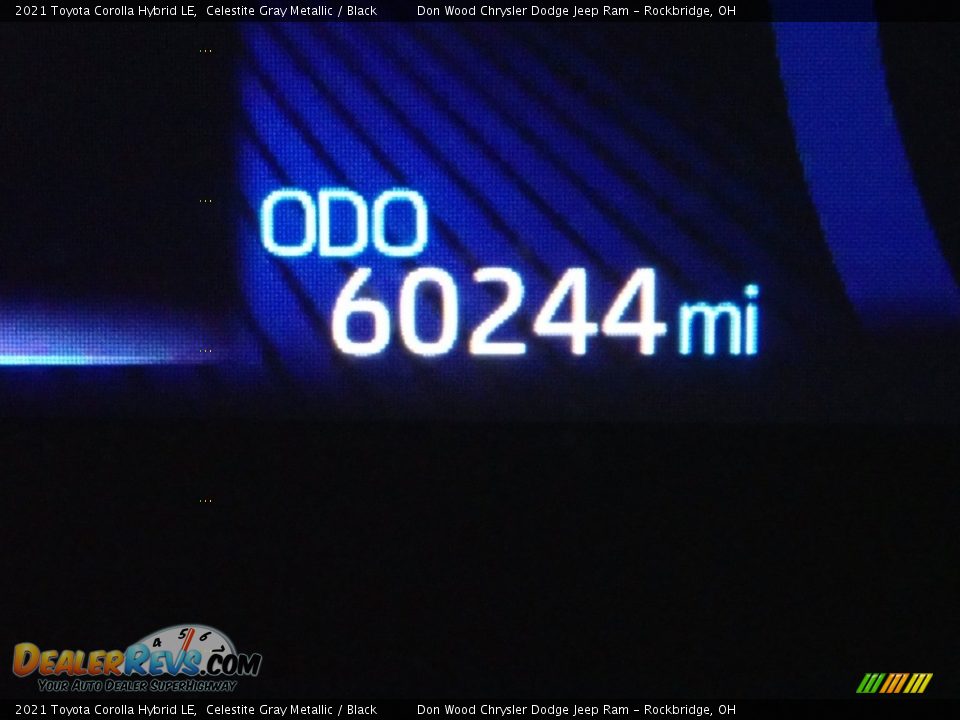 2021 Toyota Corolla Hybrid LE Celestite Gray Metallic / Black Photo #29