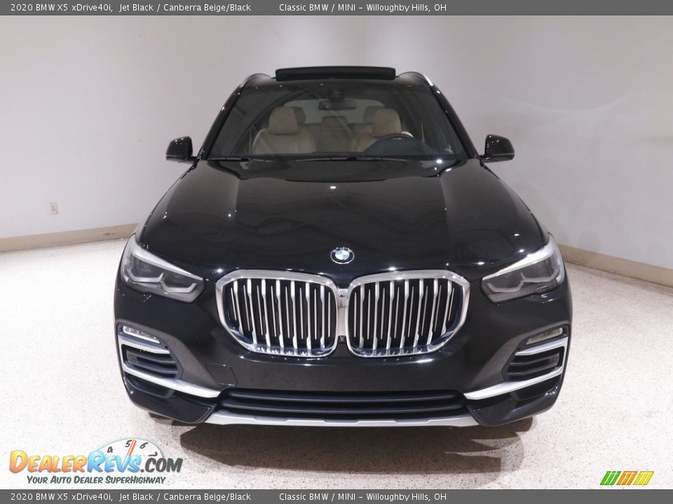 2020 BMW X5 xDrive40i Jet Black / Canberra Beige/Black Photo #2